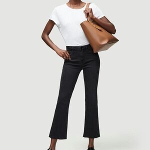 Frame Denim Black Bootcut Jeans